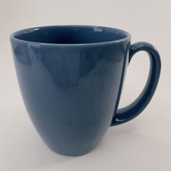 CORELLE Coordinates Stoneware Cup/Mug Ocean Blue 1 Cup VINTAGE - Picture 3 of 10